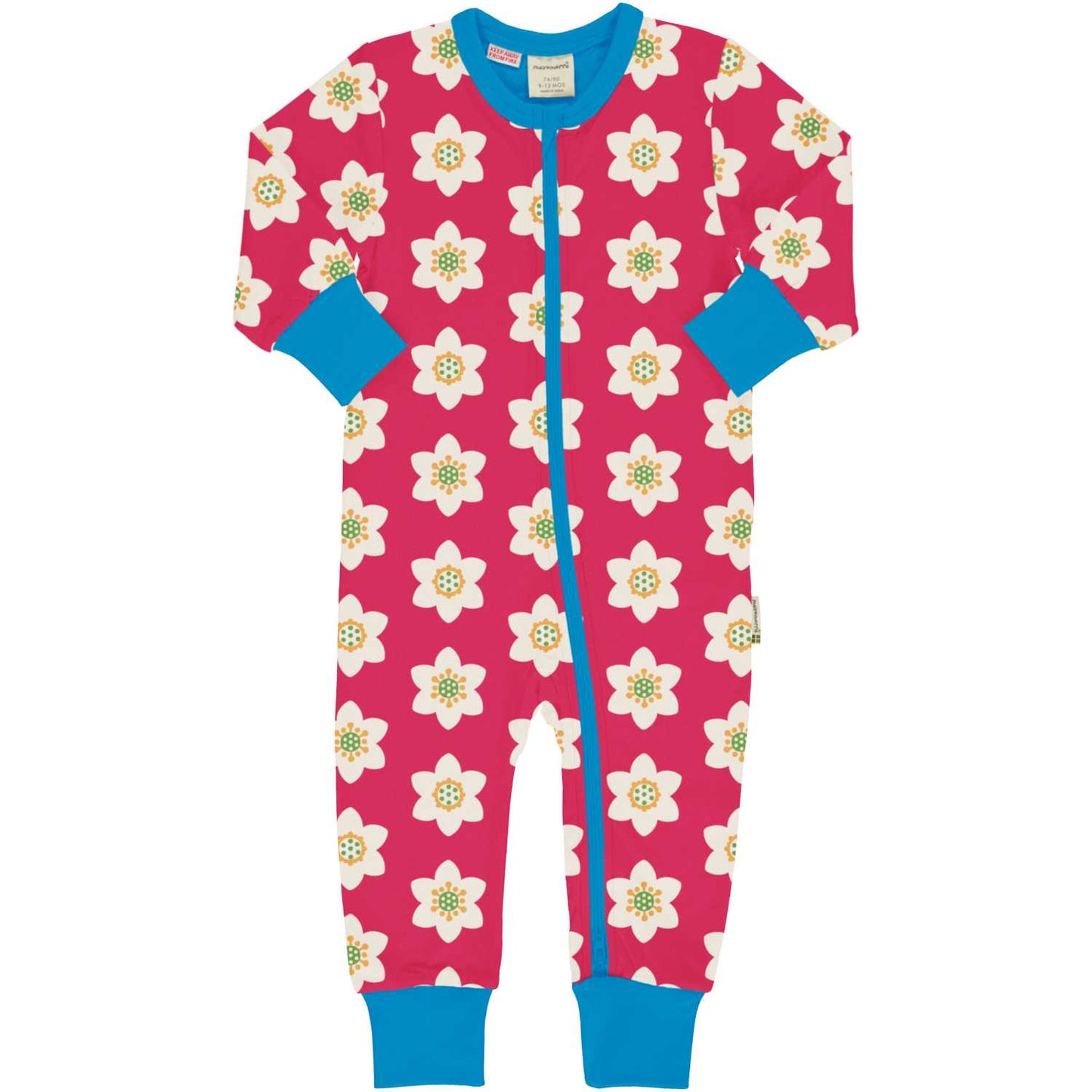 Anemone | Long Sleeve Baby & Toddler Rompersuit | GOTS Organic Cotton