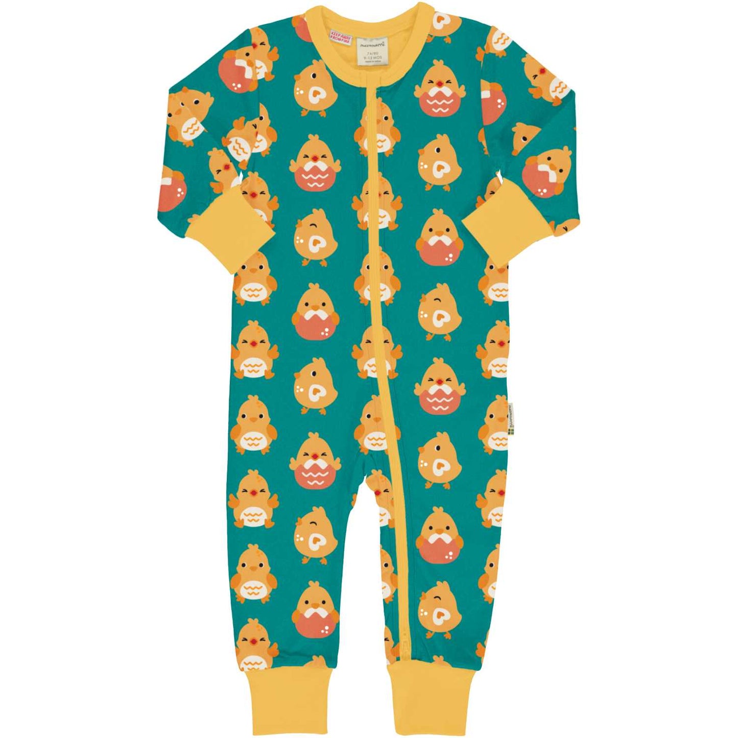 Chick | Long Sleeve Baby & Toddler Rompersuit | GOTS Organic Cotton