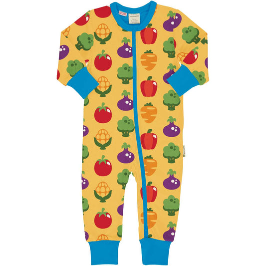 Veggies | Long Sleeve Baby & Toddler Rompersuit | GOTS Organic Cotton