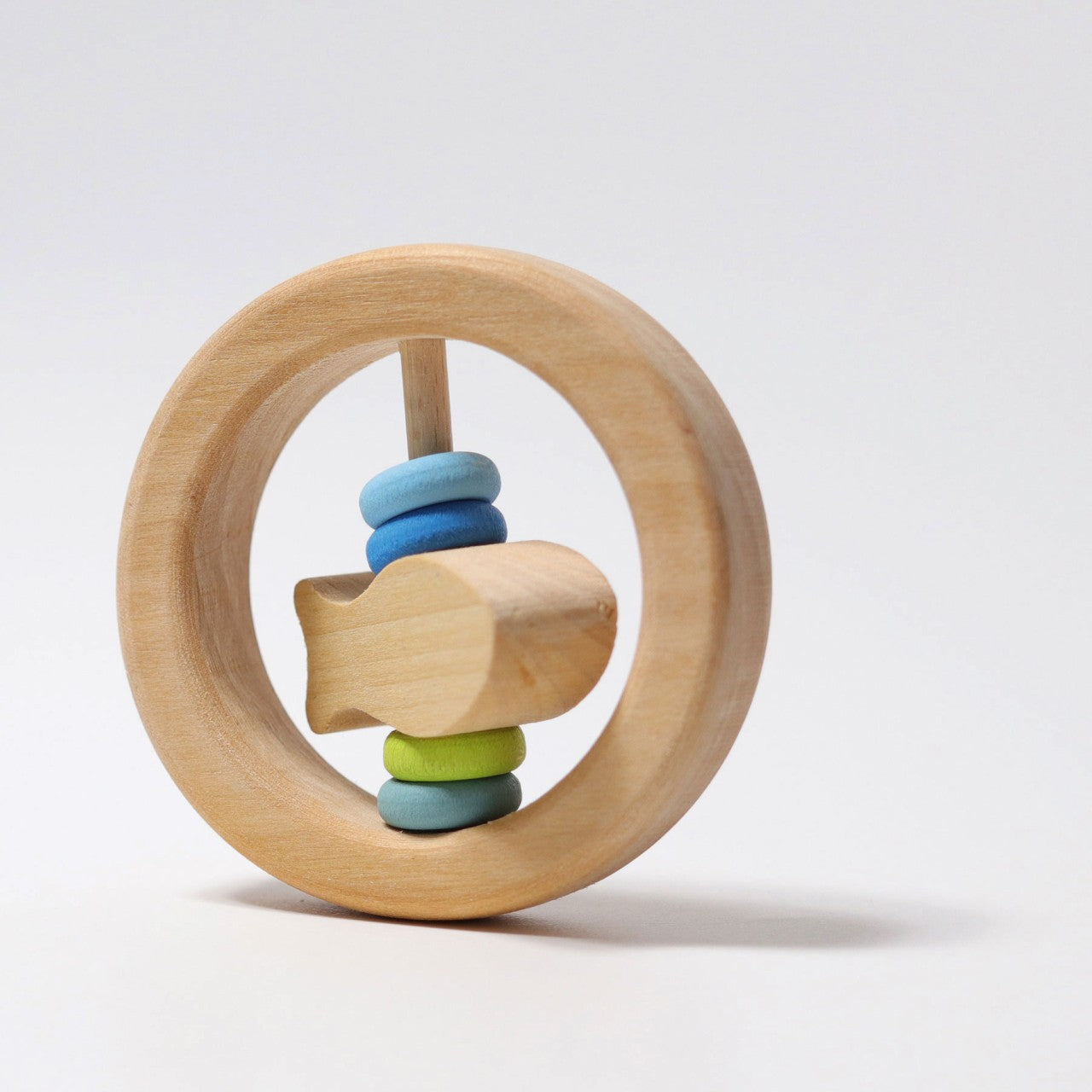 Zeppo The Little Fish | Rattle & Clutching Toy | Baby’s First Wooden Toy