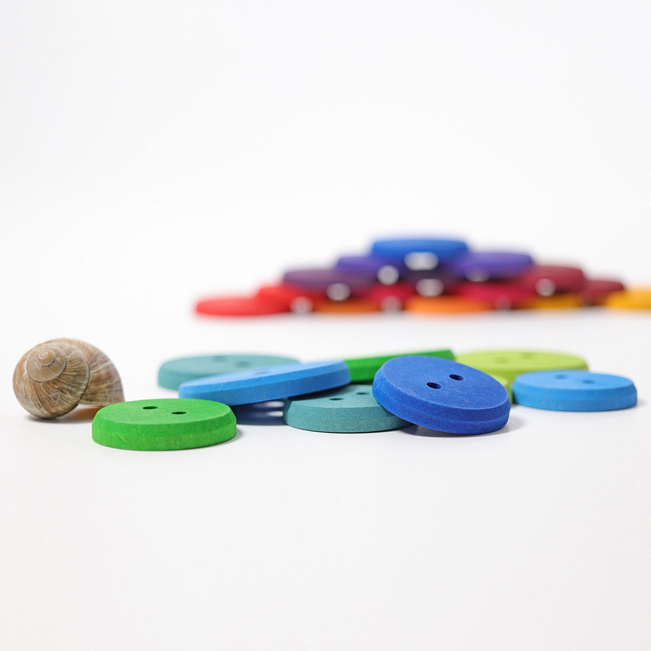 Large Wooden Buttons Threading Game | Sorting & Stacking Toys for Kids