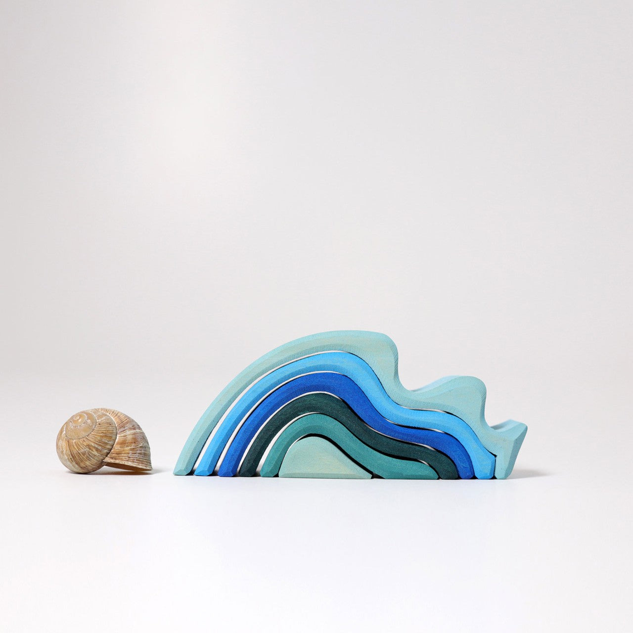 Small WaterWaves | 6 Pieces | Wooden Toys for Kids | Open-Ended Play