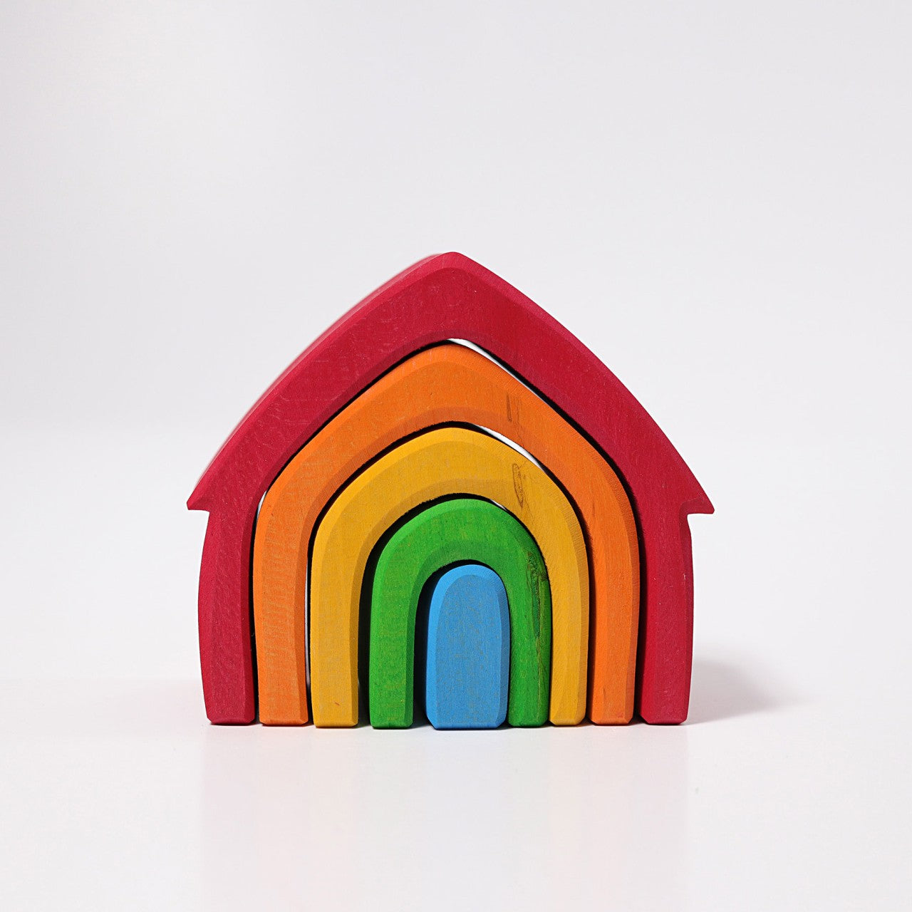 Colourful House | 5 Pieces | Wooden Toys for Kids | Open-Ended Play