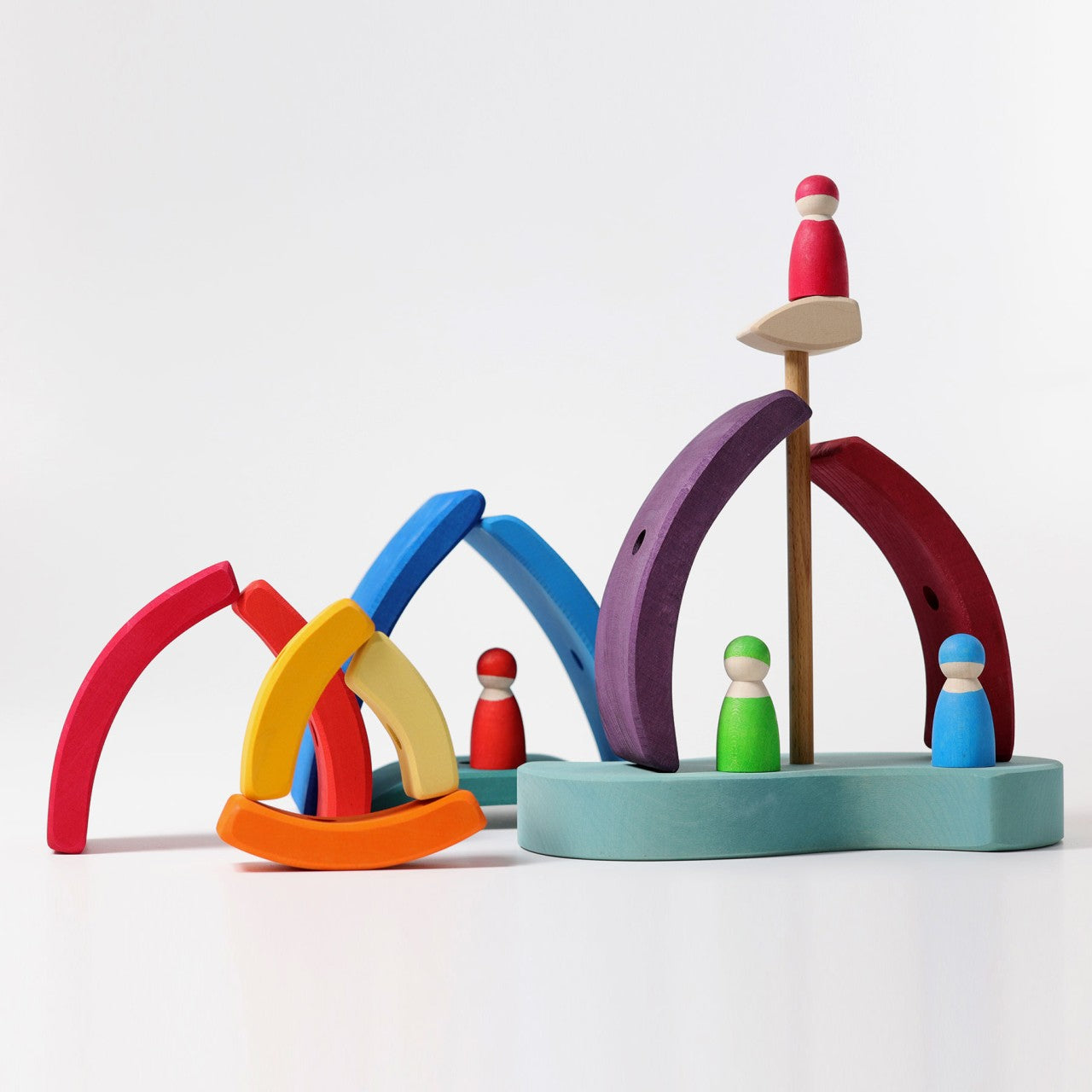 Boat Stacking Tower | Wooden Toys for Kids | Toddler Activity Toy
