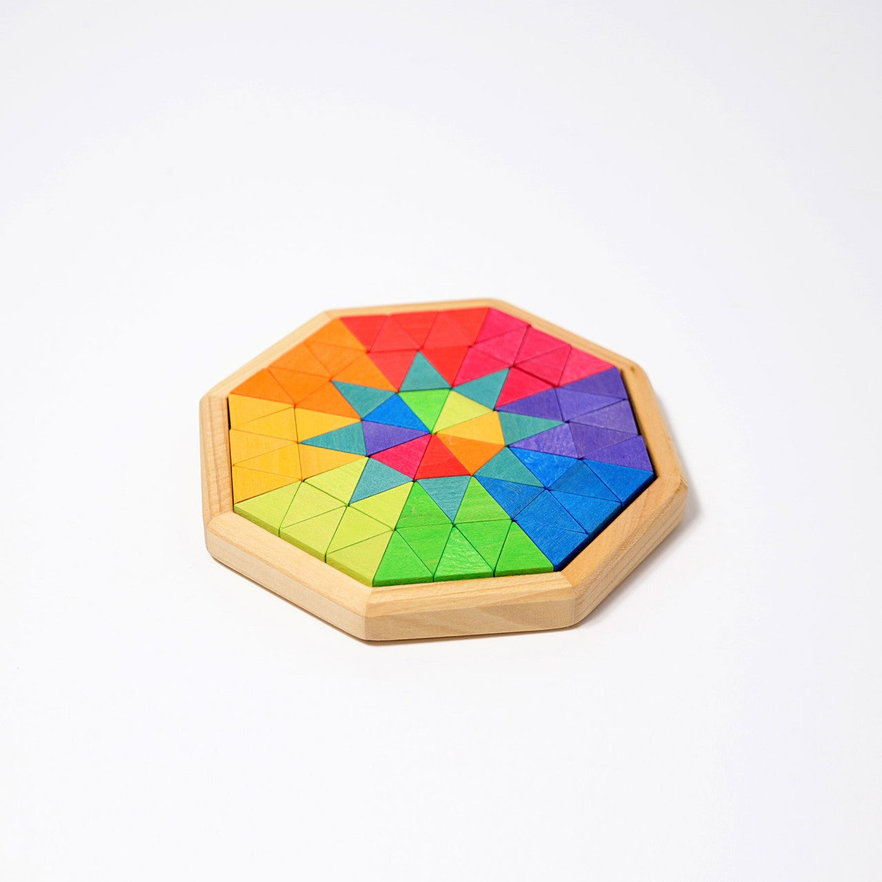 Small Octagon | Wooden Puzzle & Building Set | Open-Ended Play